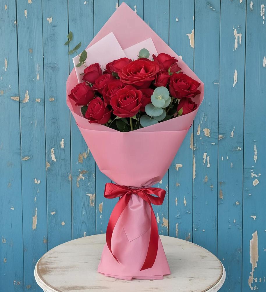 Букет цветов из: Розы в Темпы