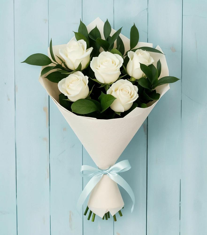 Букет цветов из: Розы в Темпы