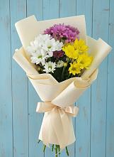 Букет цветов из:  Хризантемы в Темпы