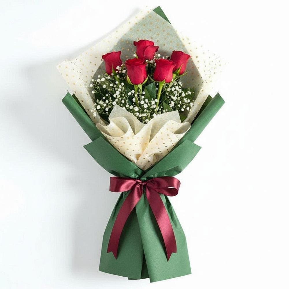 Букет цветов из: Розы в Темпы