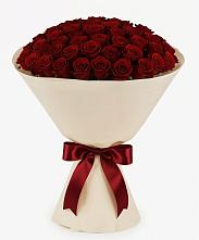 Букет 101 Бордовая роза Блэк Бакарра в Темпы