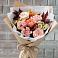 Букет цветов из: Гвоздики, Хризантемы и Розы в Темпы