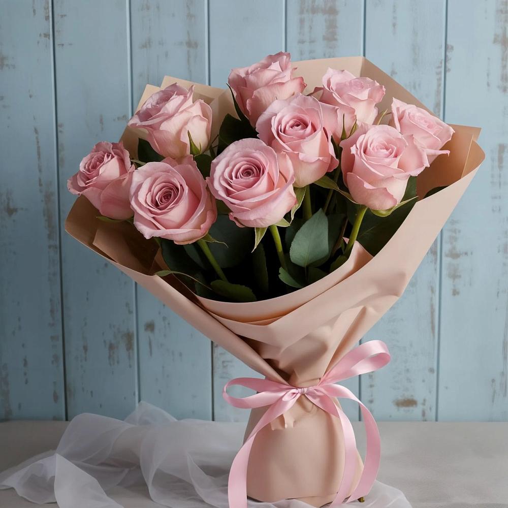 Букет цветов из: Розы в Темпы