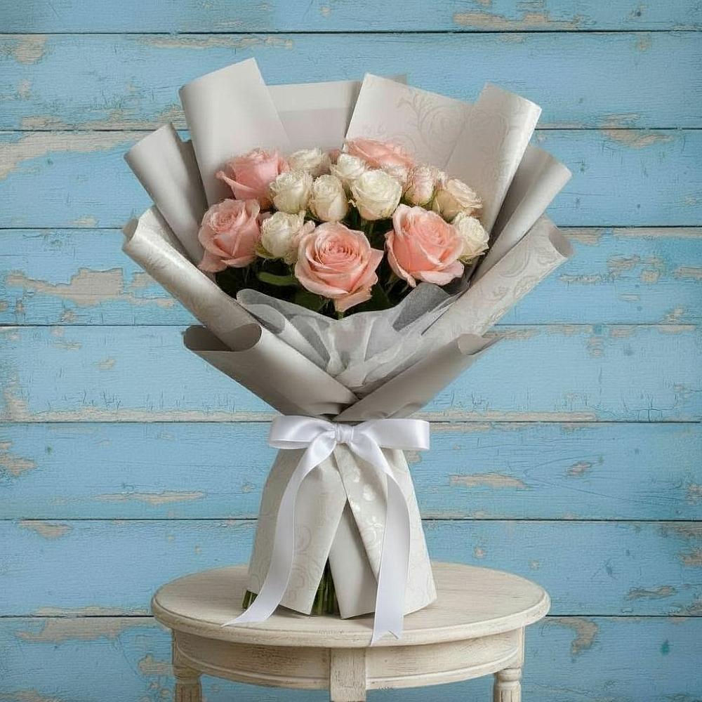 Букет цветов из: Розы в Темпы