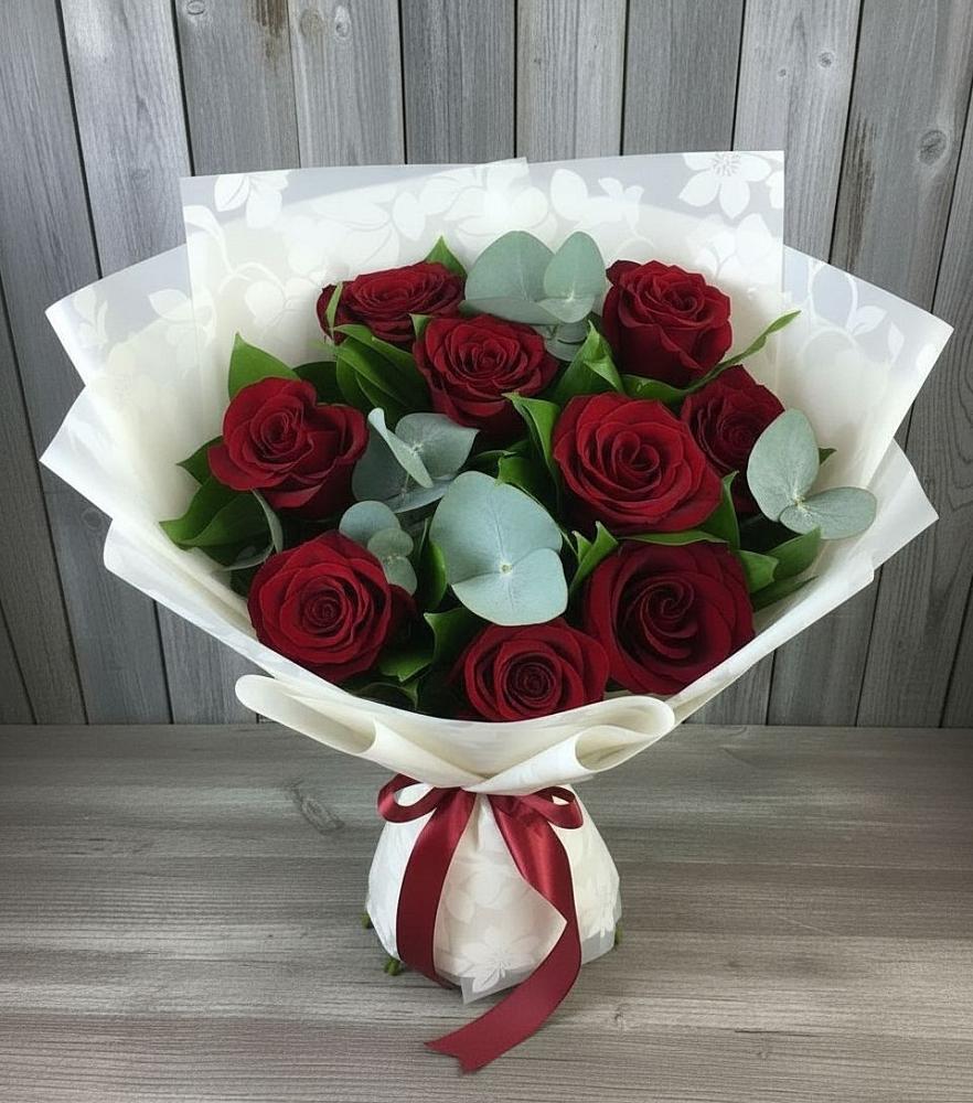 Букет цветов из: Розы в Темпы