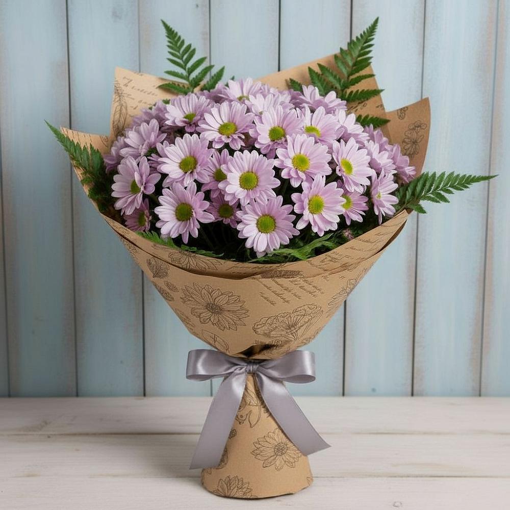 Букет цветов из: Хризантемы в Темпы
