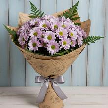 Букет цветов из:  Хризантемы #REPLACE_PRED# Темпы