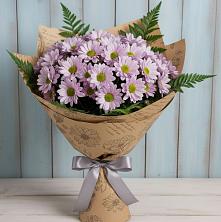 Букет цветов из:  Хризантемы в Темпы