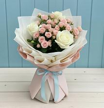 Букет цветов из:  Розы в Темпы