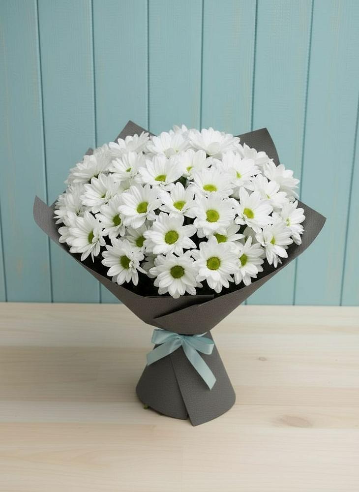 Букет цветов из: Хризантемы в Темпы