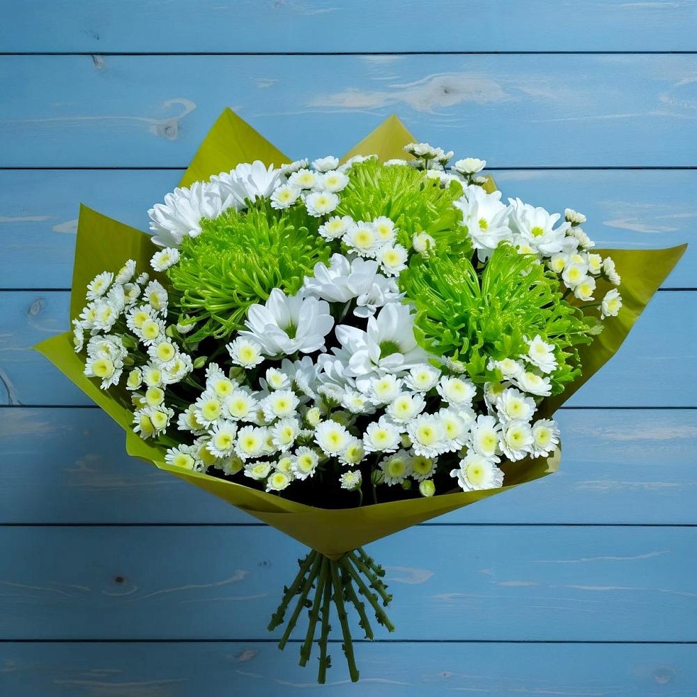 Букет цветов из: Хризантемы в Темпы