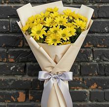 Букет цветов из:  Хризантемы в Темпы