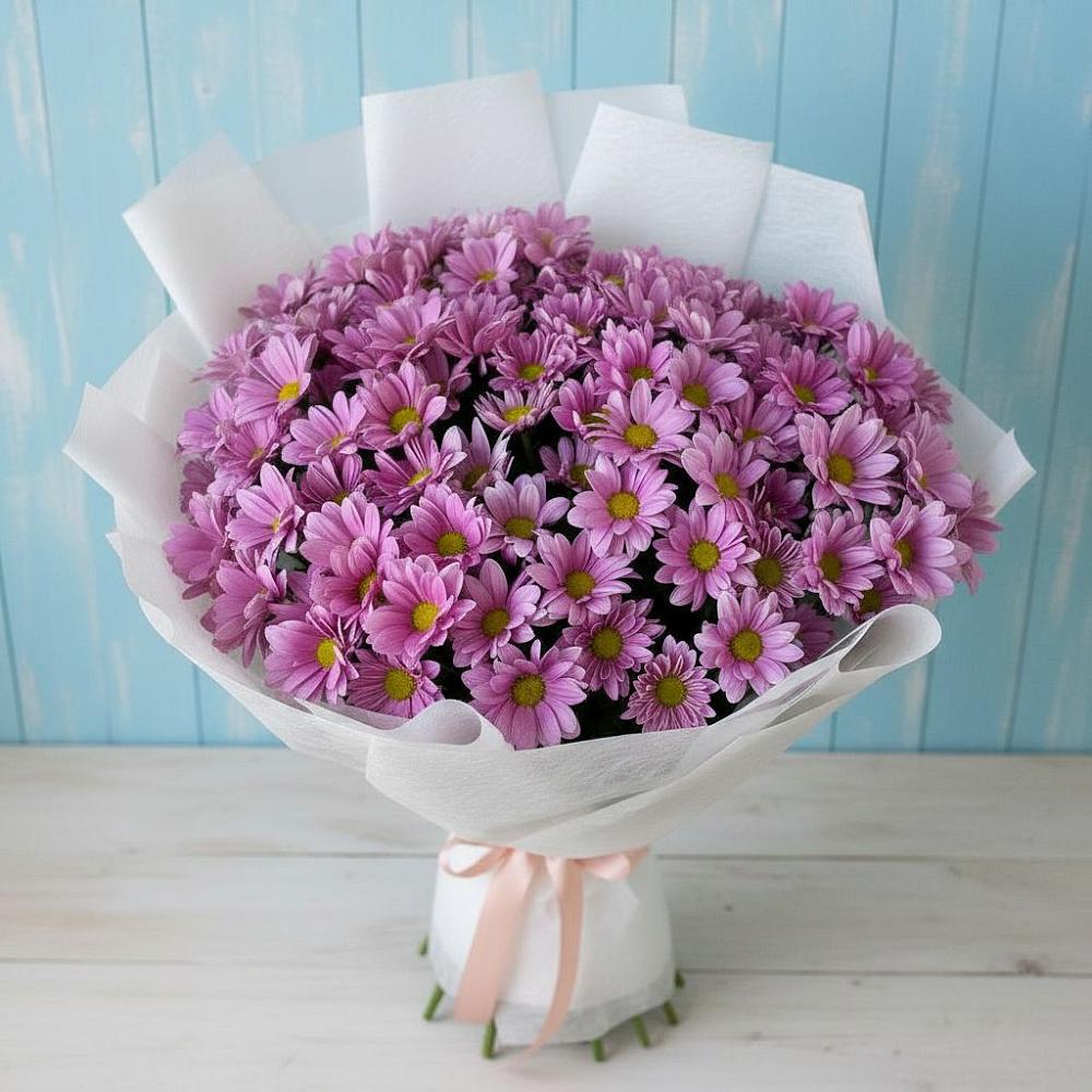 Букет цветов из: Хризантемы в Темпы