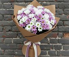 Букет цветов из:  Хризантемы в Темпы