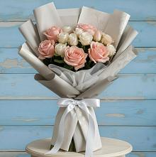 Букет цветов из:  Розы в Темпы