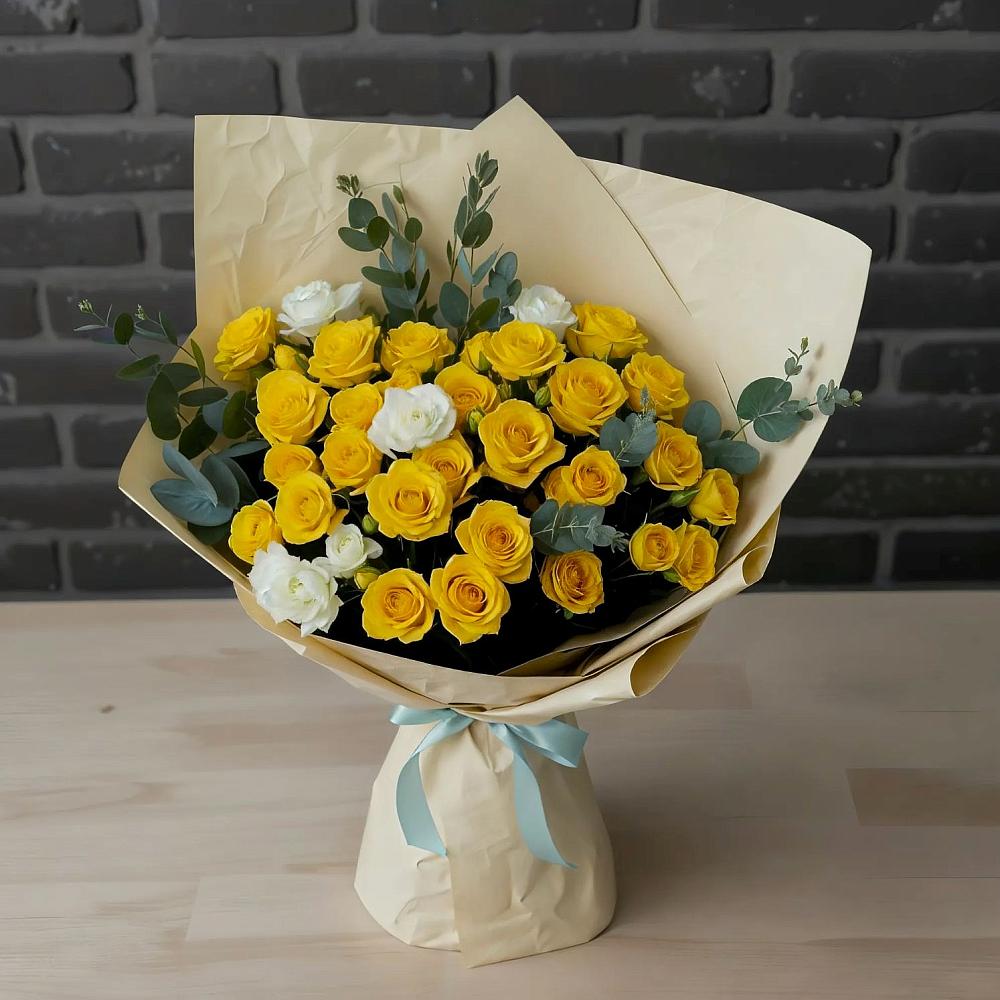 Букет цветов из: Розы в Темпы