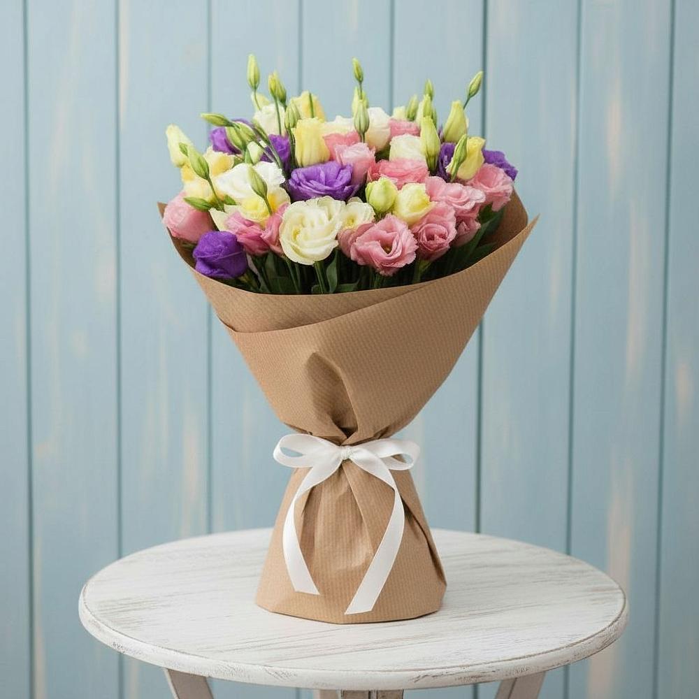 Букет цветов из: Лизиантусы в Темпы