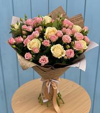 Букет цветов из:  Розы в Темпы