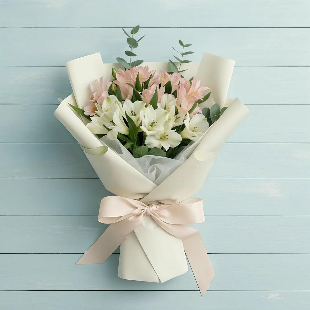 Букет цветов из: Альстромерии в Темпы