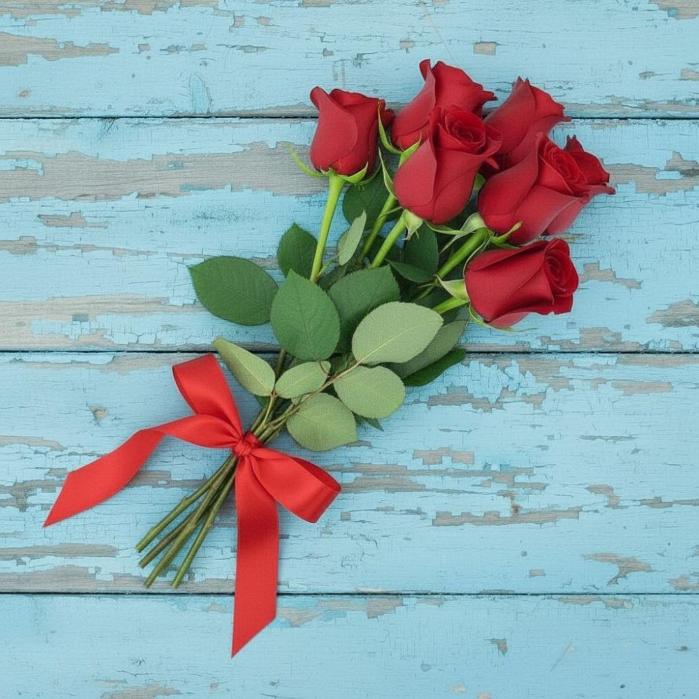 Букет Красные розы в Темпы
