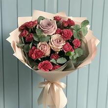 Букет цветов из:  Гвоздики и Розы #REPLACE_PRED# Темпы