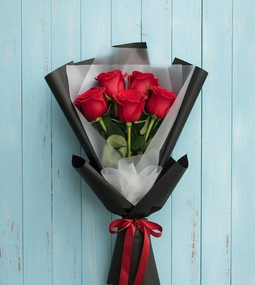 Букет цветов из: Розы в Темпы