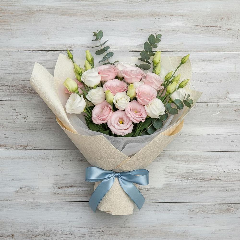 Букет цветов из: Лизиантусы в Темпы